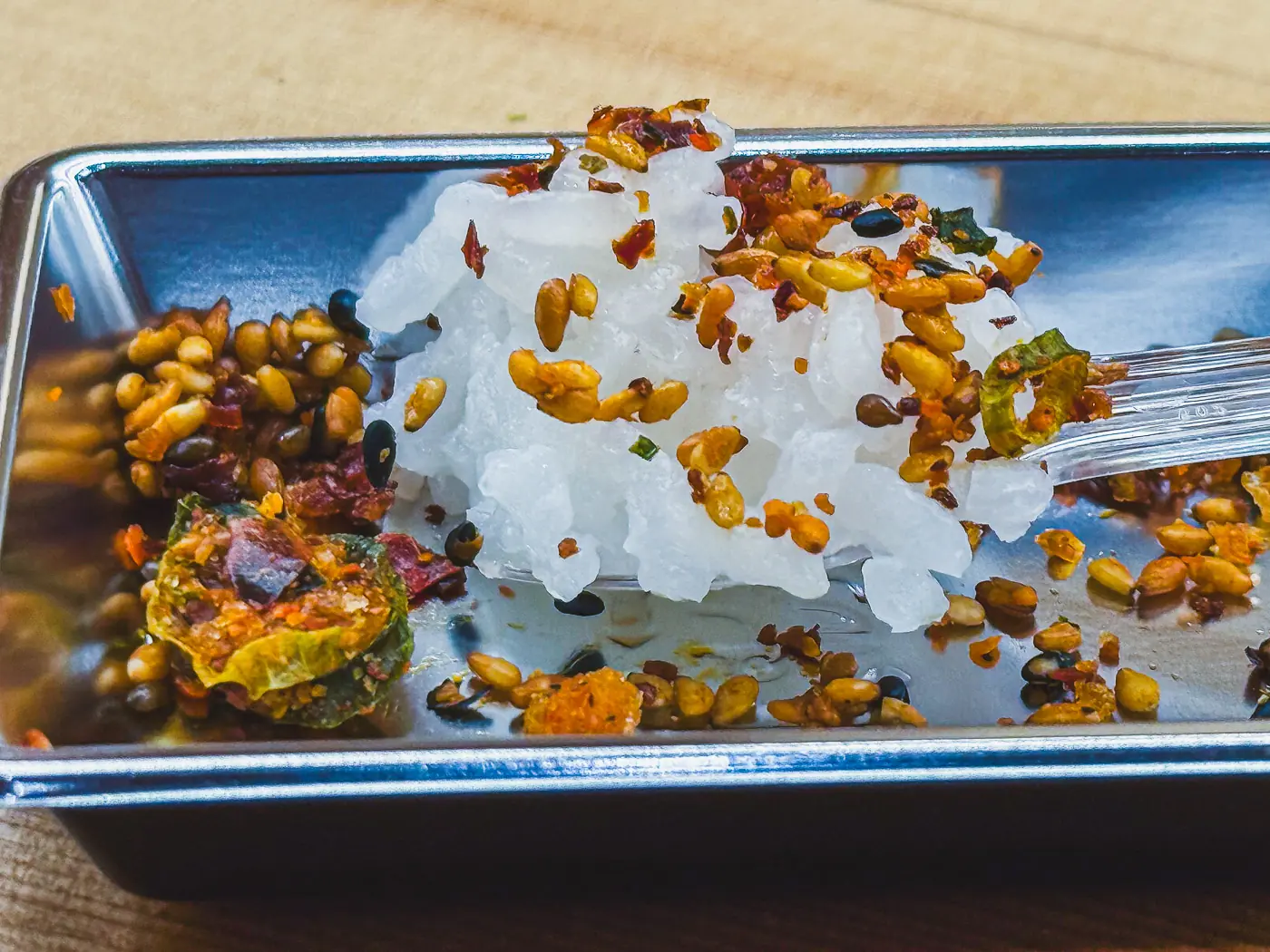 Furikake rice seasoning I sampled on the tour