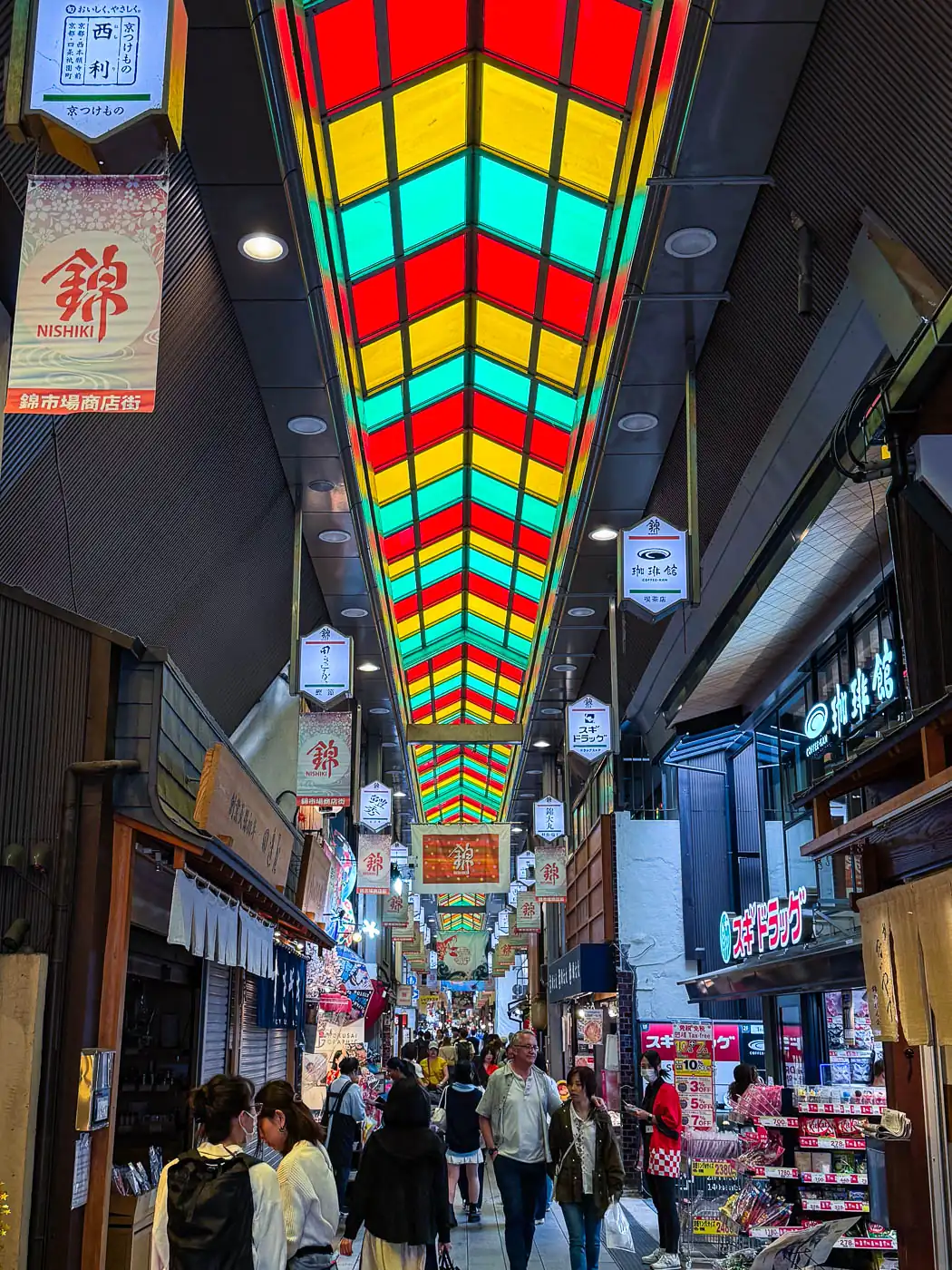 A photo of Nishiki Market taken on the tour