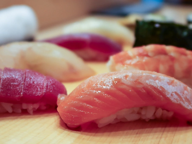 Sushi-making in Tokyo