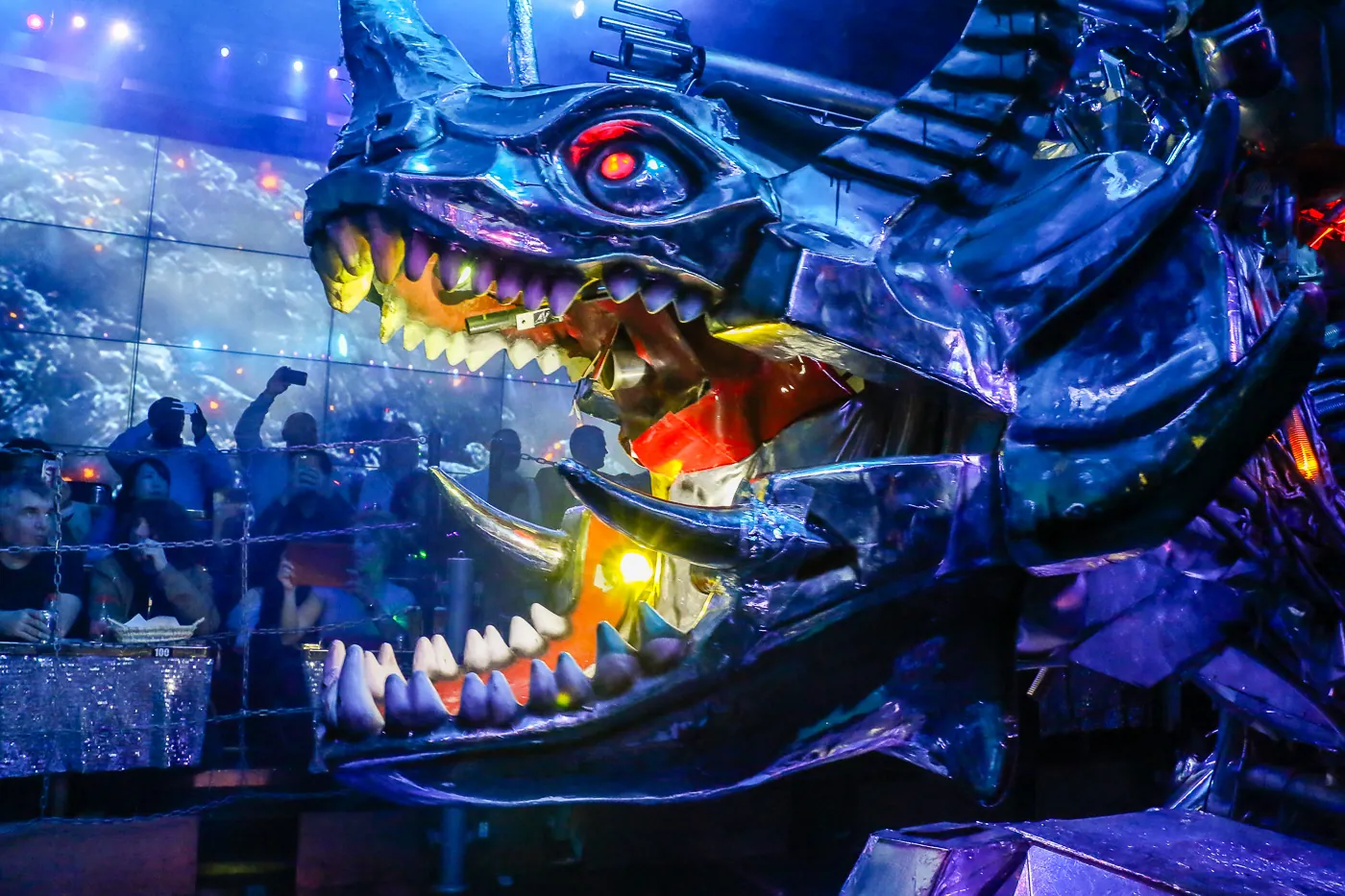 Robot monster at the Robot Restaurant show in Tokyo