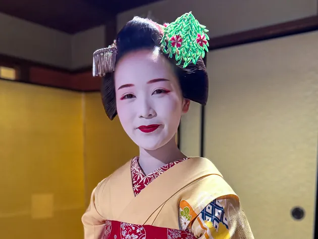 Maiko I met at a Kyoto geisha dinner